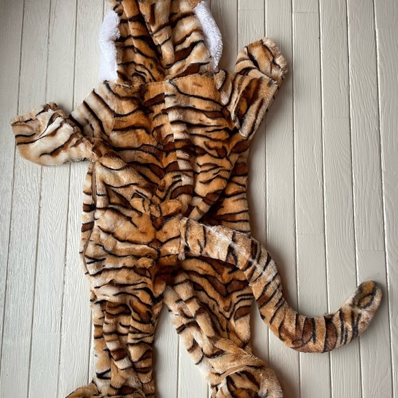 Baby Boys Girls Plush Tiger Jumpsuit Costume - Warm Size 18 24 months - Picture 8 of 15